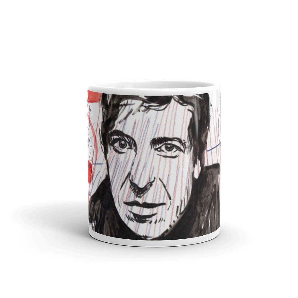 Leonard Cohen Mug 'Hypnotic'