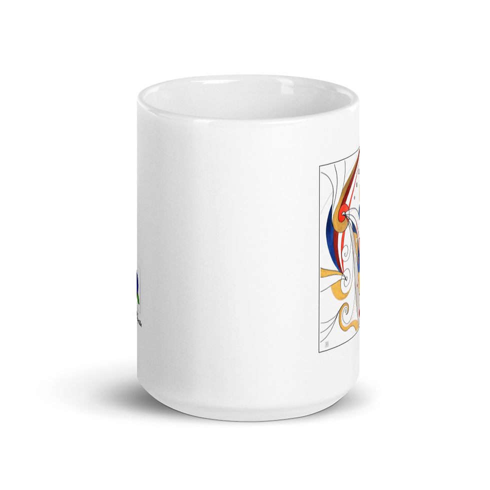Thumbnail: Square Design Mug 'White Revelation'