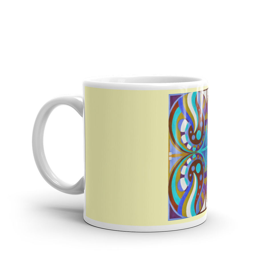 Thumbnail: Blue Diamond Mug Yellow