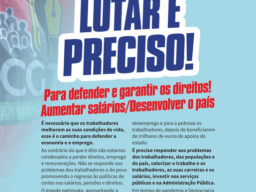 Lutar é preciso!