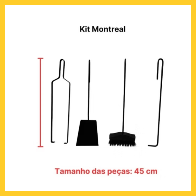 Miniatura: Kit Limpeza de Lareira Montreal M
