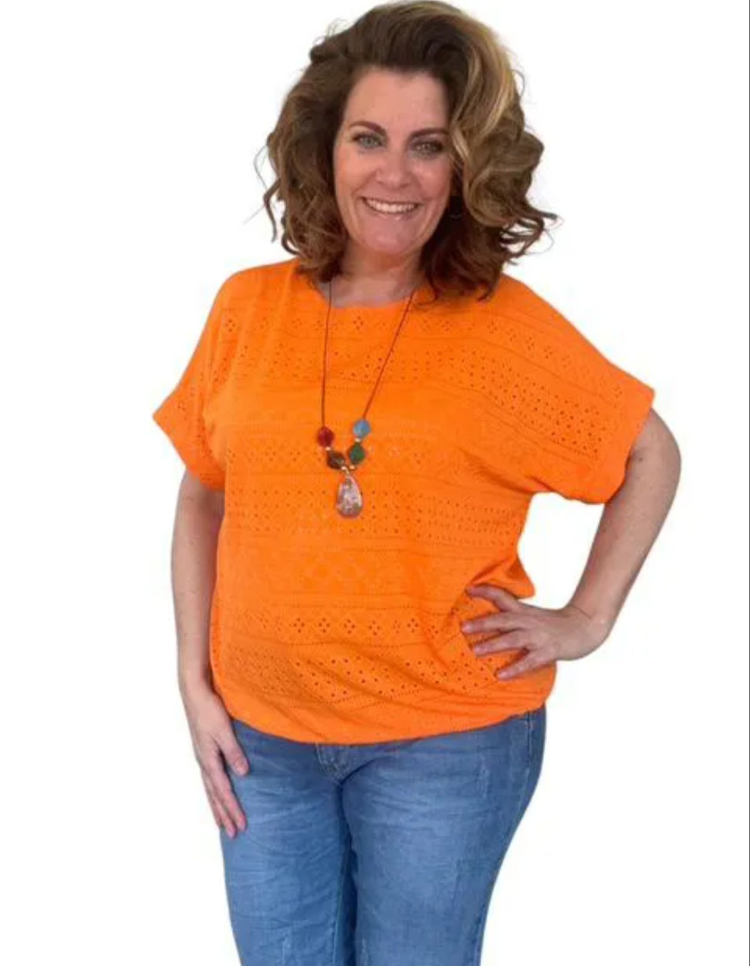 Ballon top met ketting
