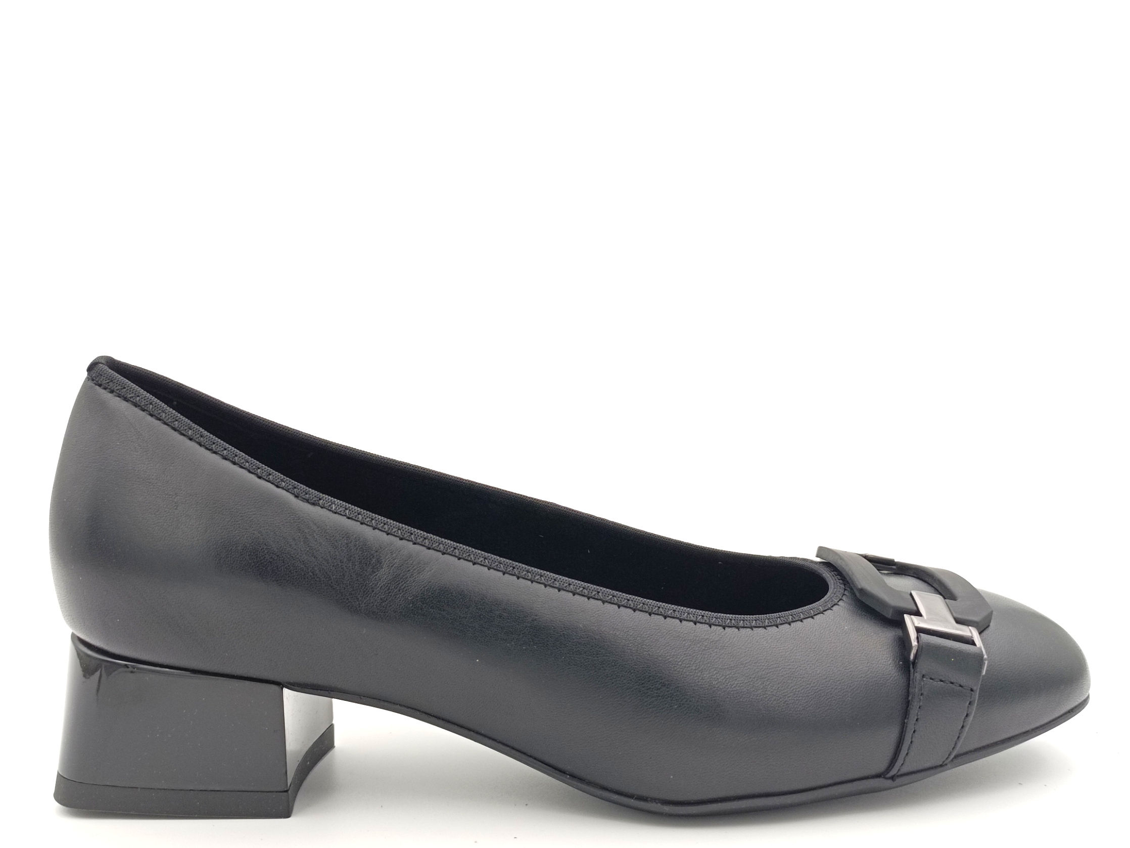 Ballerine femme ARA-graz 20430-01 noir en cuir vue de profil.jpg
