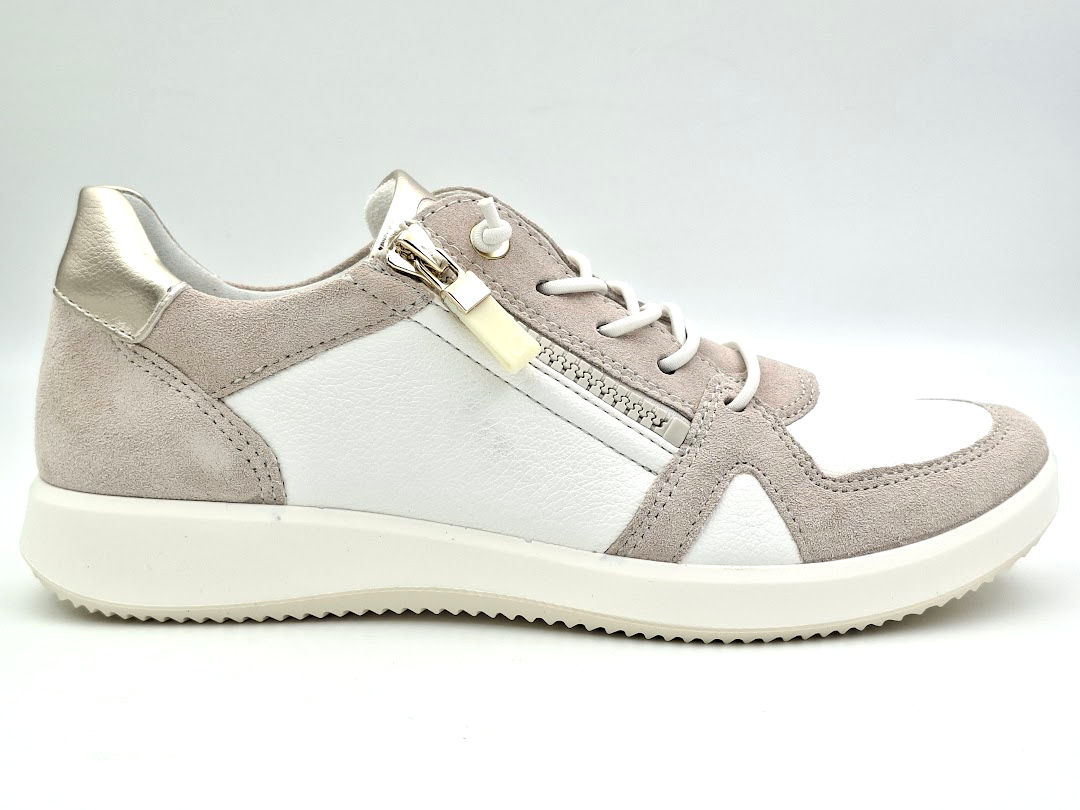 Tennis ARA ROMA 12-23914-05 cream platin vue de profil