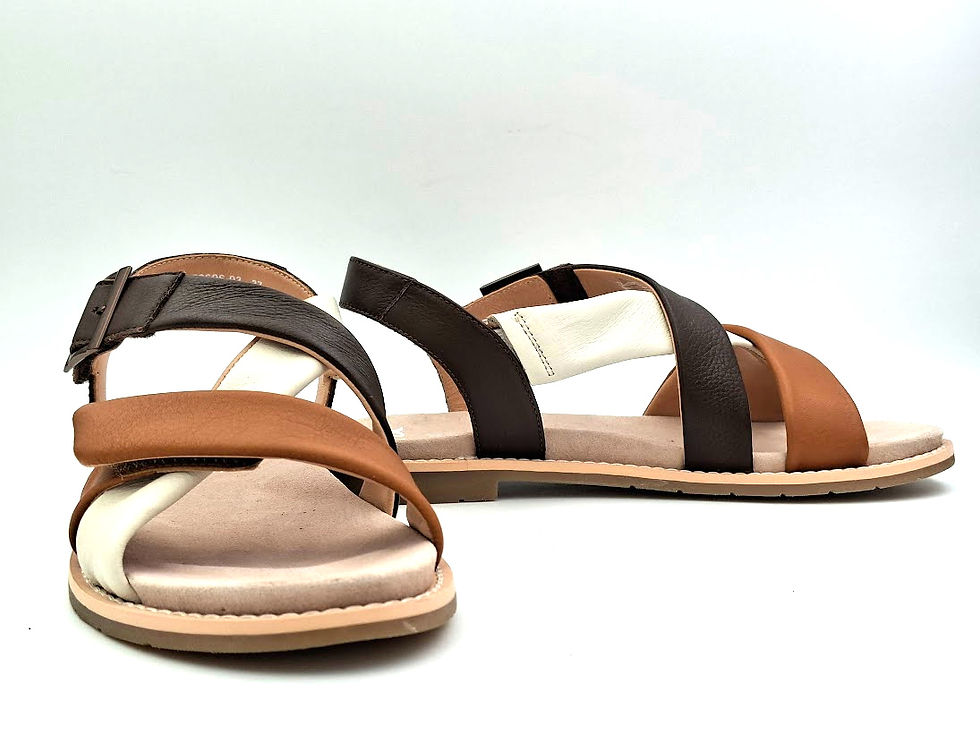Miniature : Sandales ARA ELBA 12-53606 -03 mix mocca vue de face et interieur