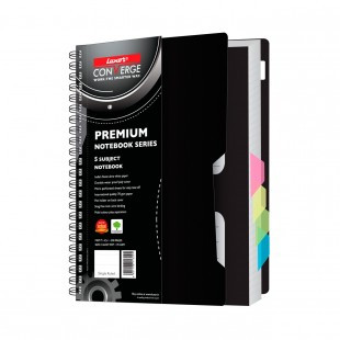 Luxor A5 - 5 Sub, Single Ruled Notebook