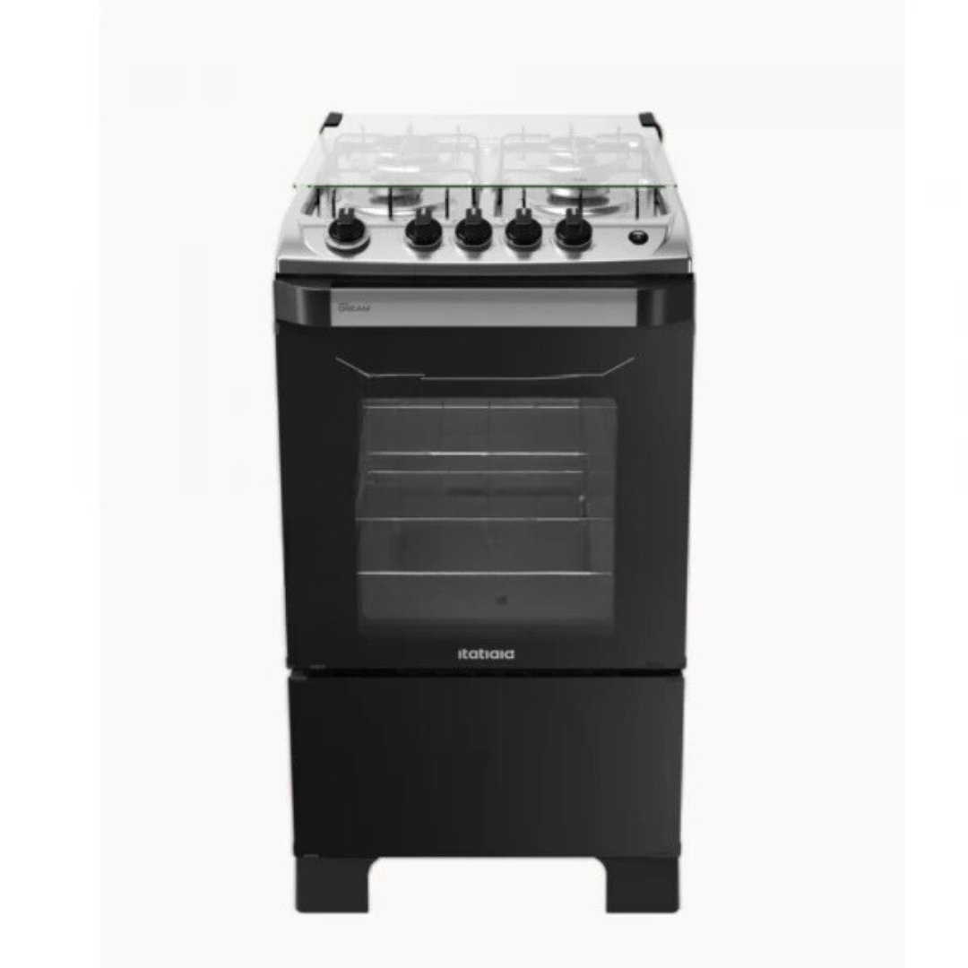 Fogão 4 Bocas Itatiaia New Dream Automático Preto