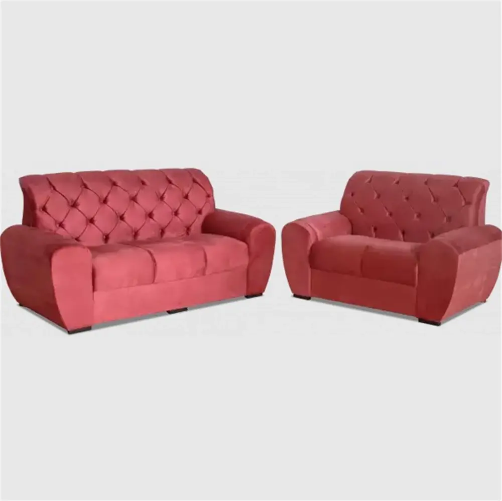 Conjunto Sofá Malu Stilo Vermelho