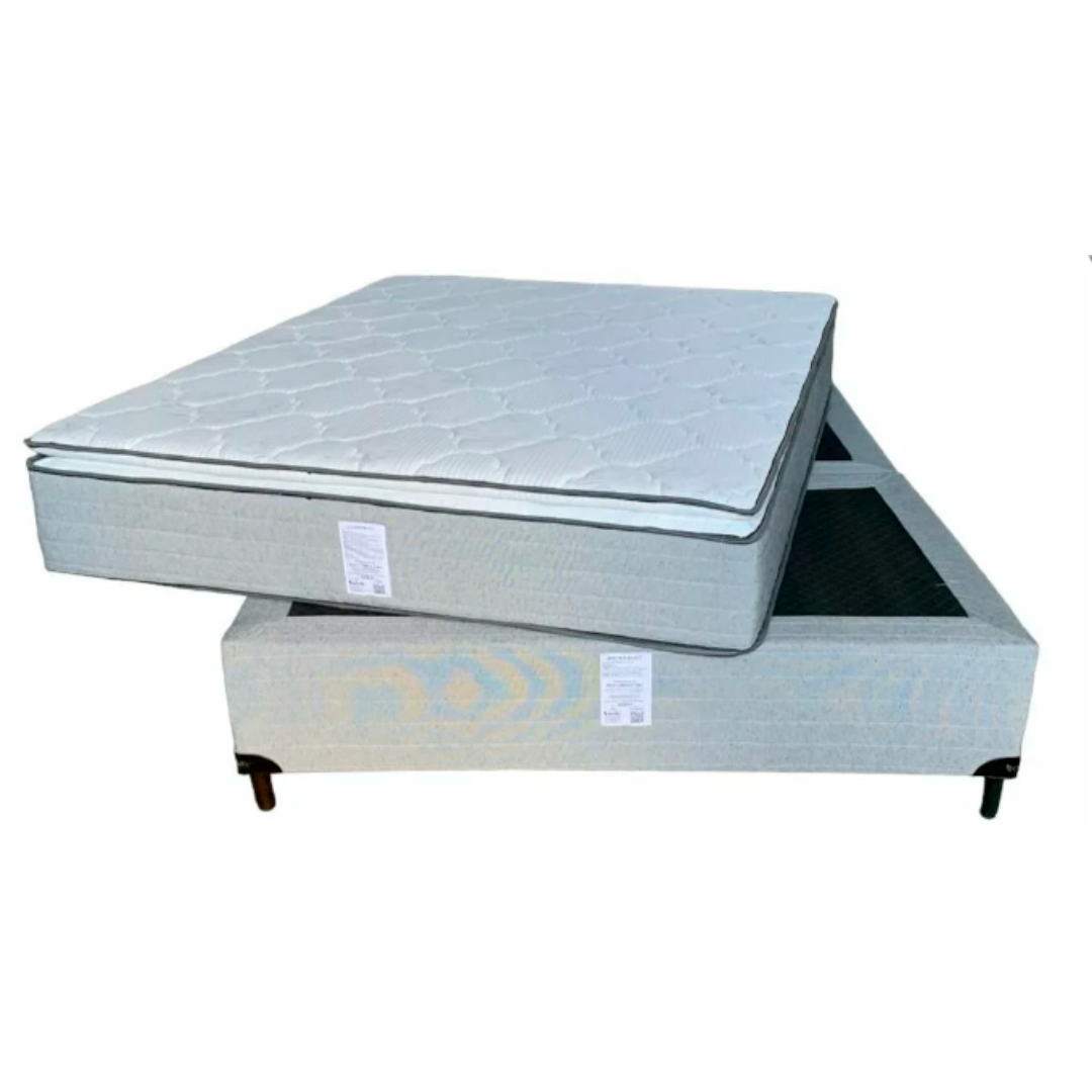 Conjunto Box Queen Size Molas Select Ecotec Dcore