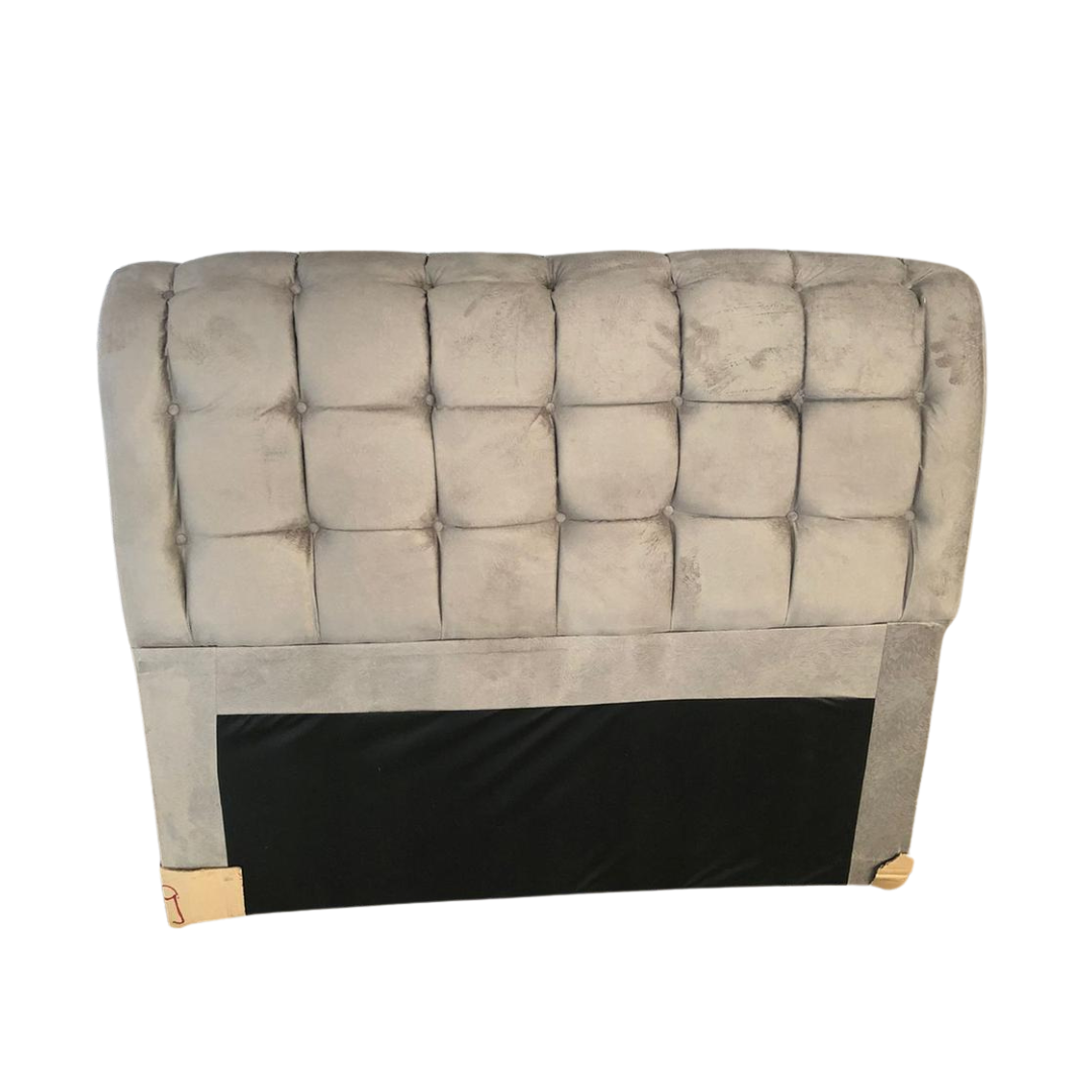 Cabeceira Solteiro Vivace Bege Claro