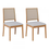 Miniatura: Conjunto 2 Cadeiras Cimol Buriti Nature/Linho