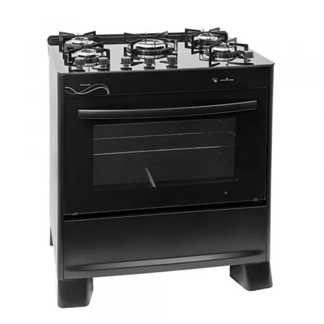 Fogão 5 Bocas Suggar Neo Glass Mesa Vidro