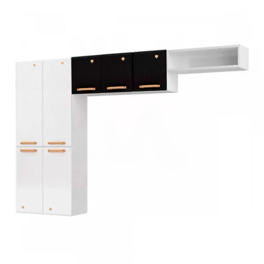 Cozinha Completa Telasul Diamante Sem Vidro