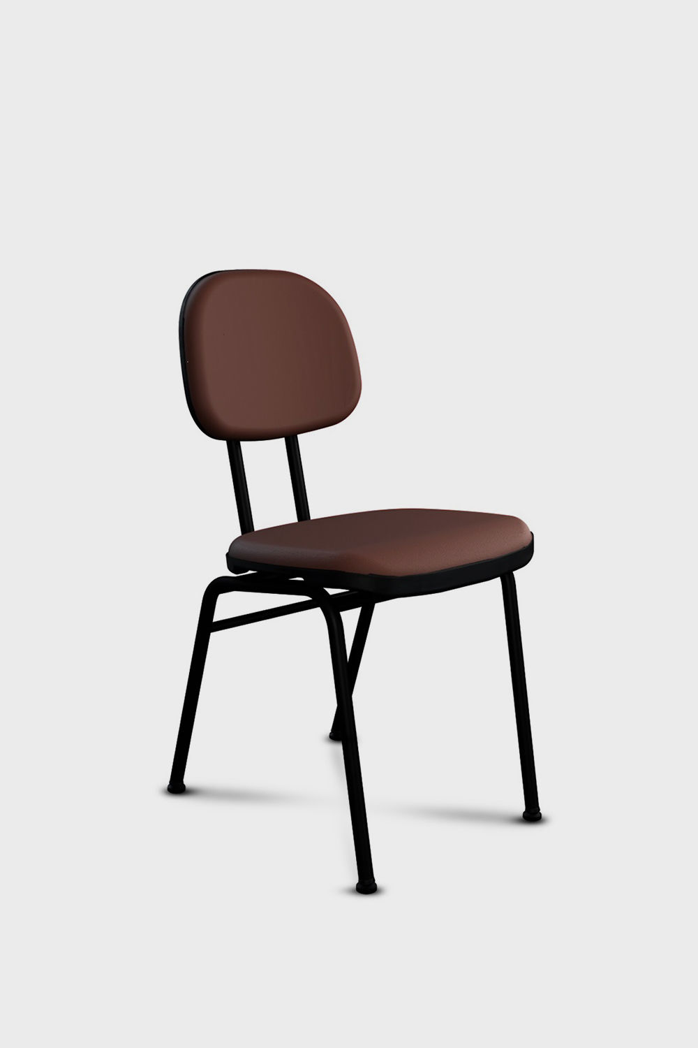 Cadeira Pacheco Internauta Secretária P-SECF Couro Marrom