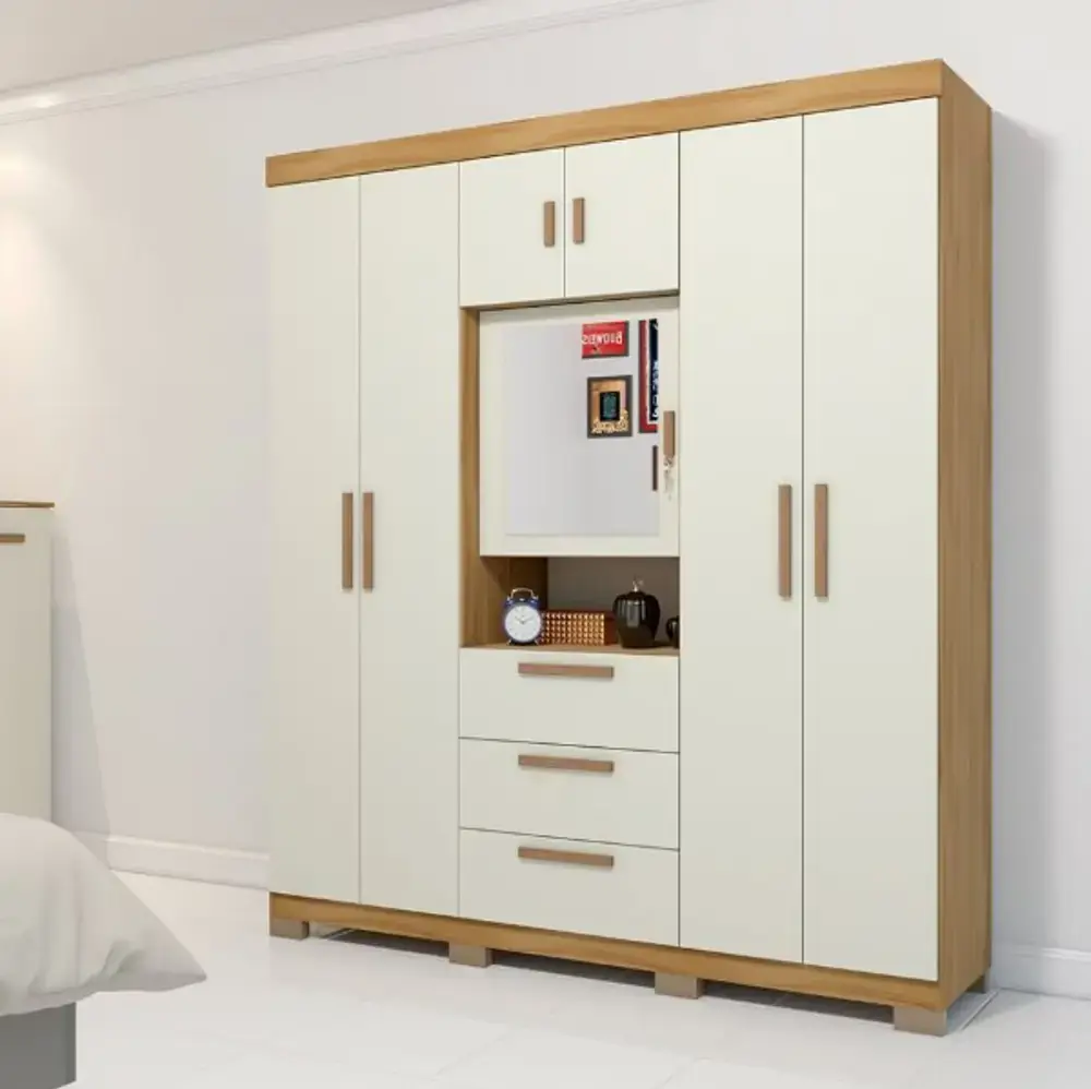 Guarda Roupa Avelan Catania Freijo/Off White