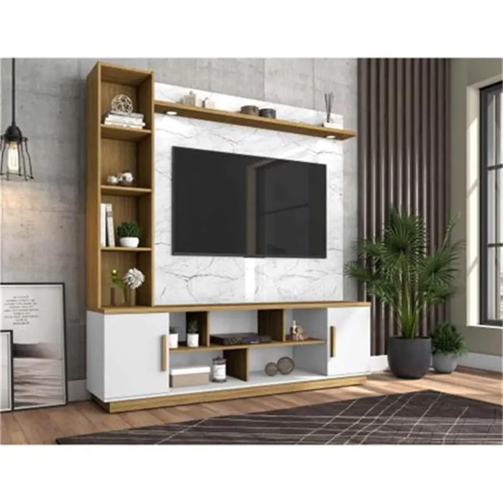 Home Bechara Prestige Branco Mármore/Cinamomo