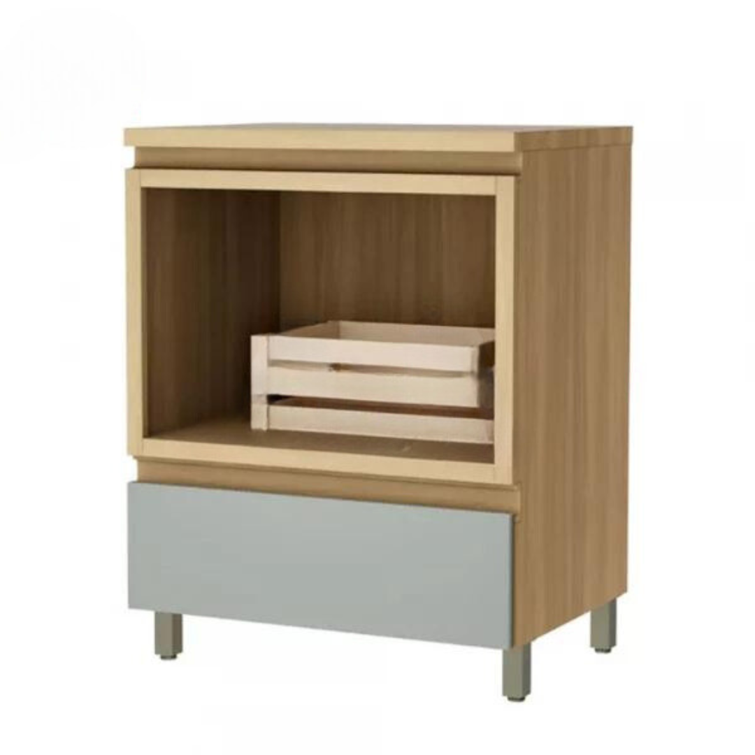 Balcão Nesher Rainha 70 Nature/Verde