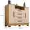 Miniatura: Cômoda Incorplac Madri Carvalho Americano/Off White