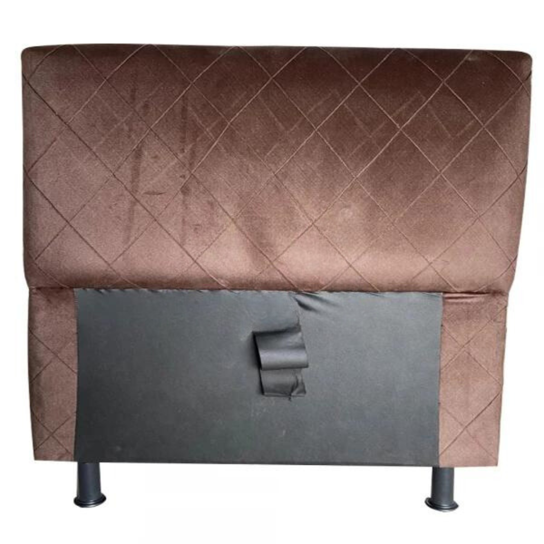 Cabeceira Casal Lifespuma Jade Marrom