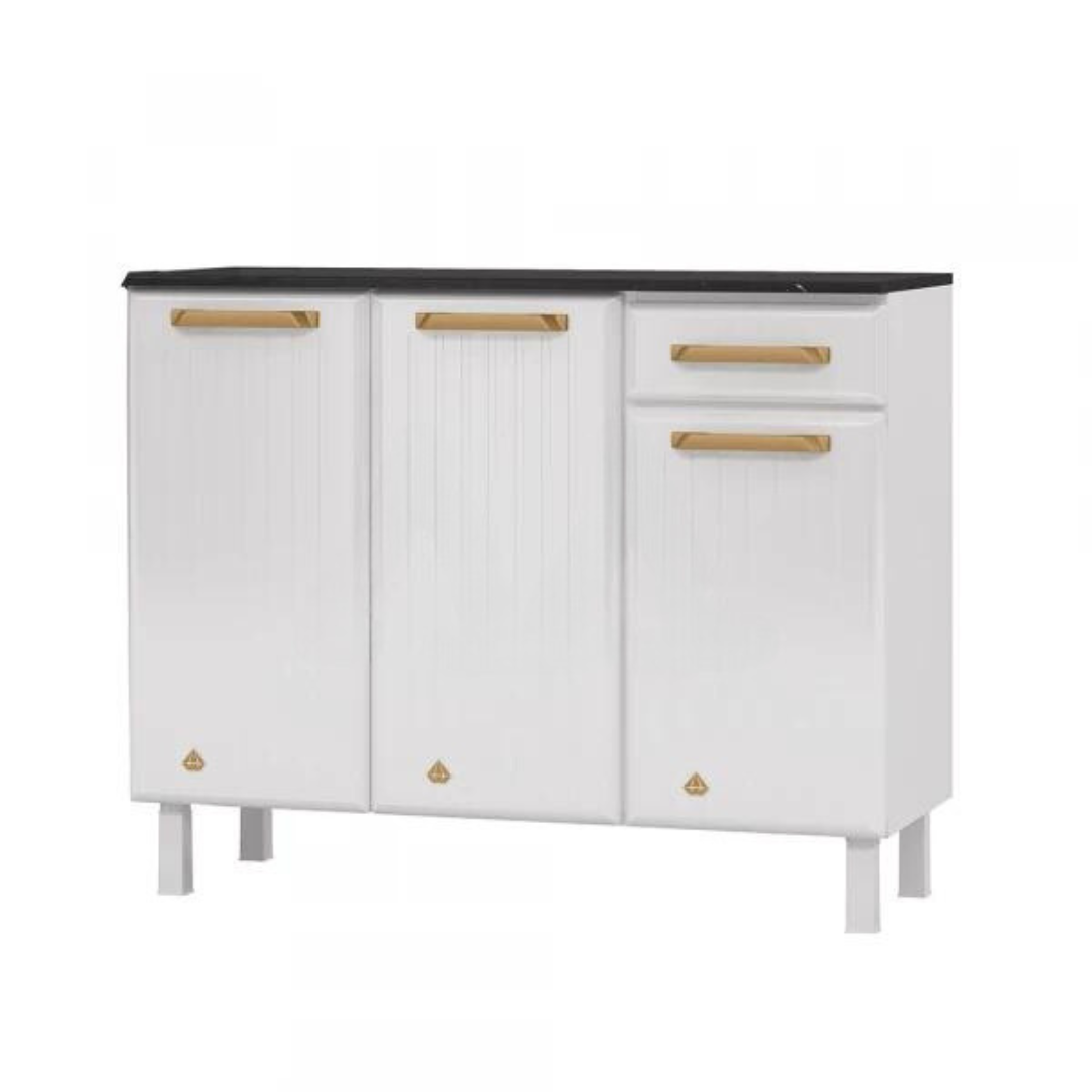 Balcão Telasul Triplo Diamante New Smart Branco