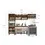 Miniatura: Cozinha Completa Poliman Porto Carvalho/Off White
