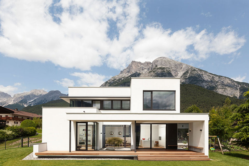 Haus in Telfs 2, Südansicht mit Bergpanorama