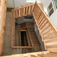 Umbau, Stiegenhaus Altbau