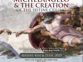 Exclusive Two-Part Masterclass: Michelangelo & the Creation of the Sistine Ceiling