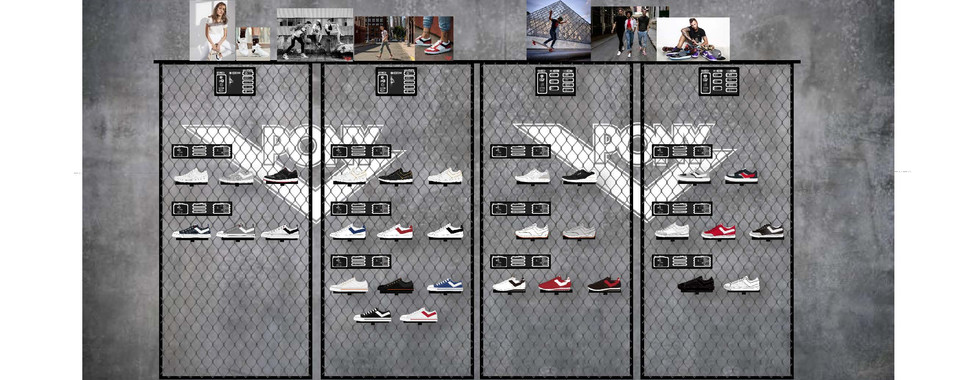PONY品牌的成功源於其多年來的創新設計,並且以運動鞋為主打產品,深受全球消費者的喜愛。其品牌標誌性的Topstar籃球鞋和City Wings跑步鞋成為了品牌的經典代表作。PONY品牌的目標客群是年輕人,特別是那些熱衷於運動和時尚文化的消費者。