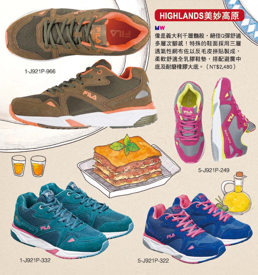 FILA Footwear, 型錄設計, 運動, 美食, 貪吃, 普羅米修斯, 烹飪