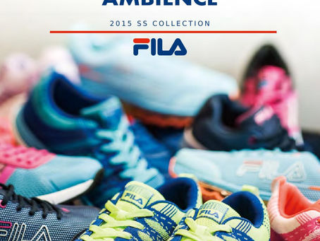 迷人的運動氛圍！FILA FOOTWEAR SS15 CATALOG