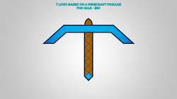 'T' Minecraft Logo