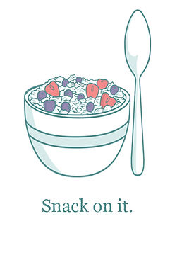 Snack bowl with Lady Sophia Granola