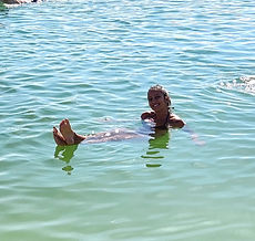 Me in the Baltinache Lagoon