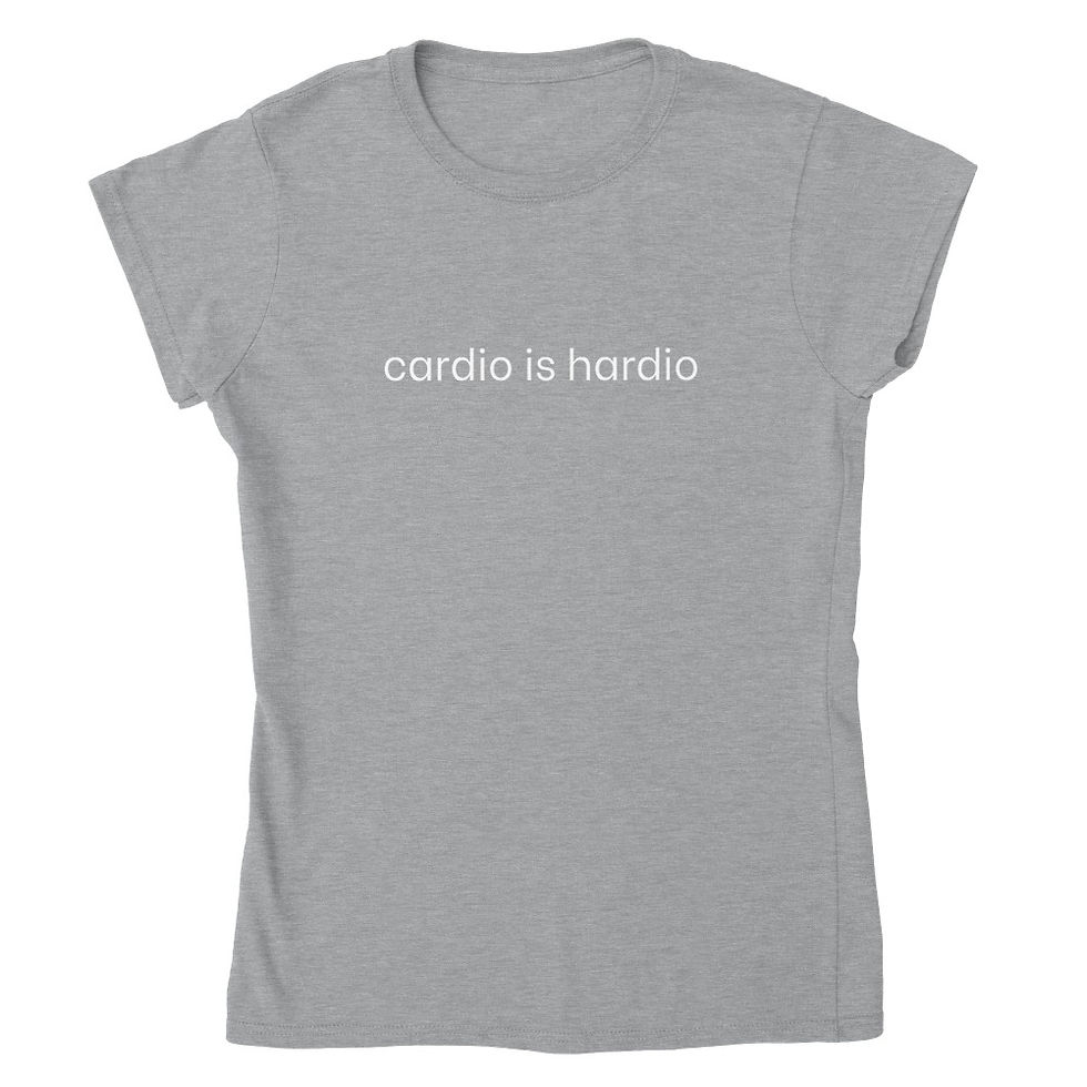 Thumbnail: Cardio Hardio Womens T-shirt