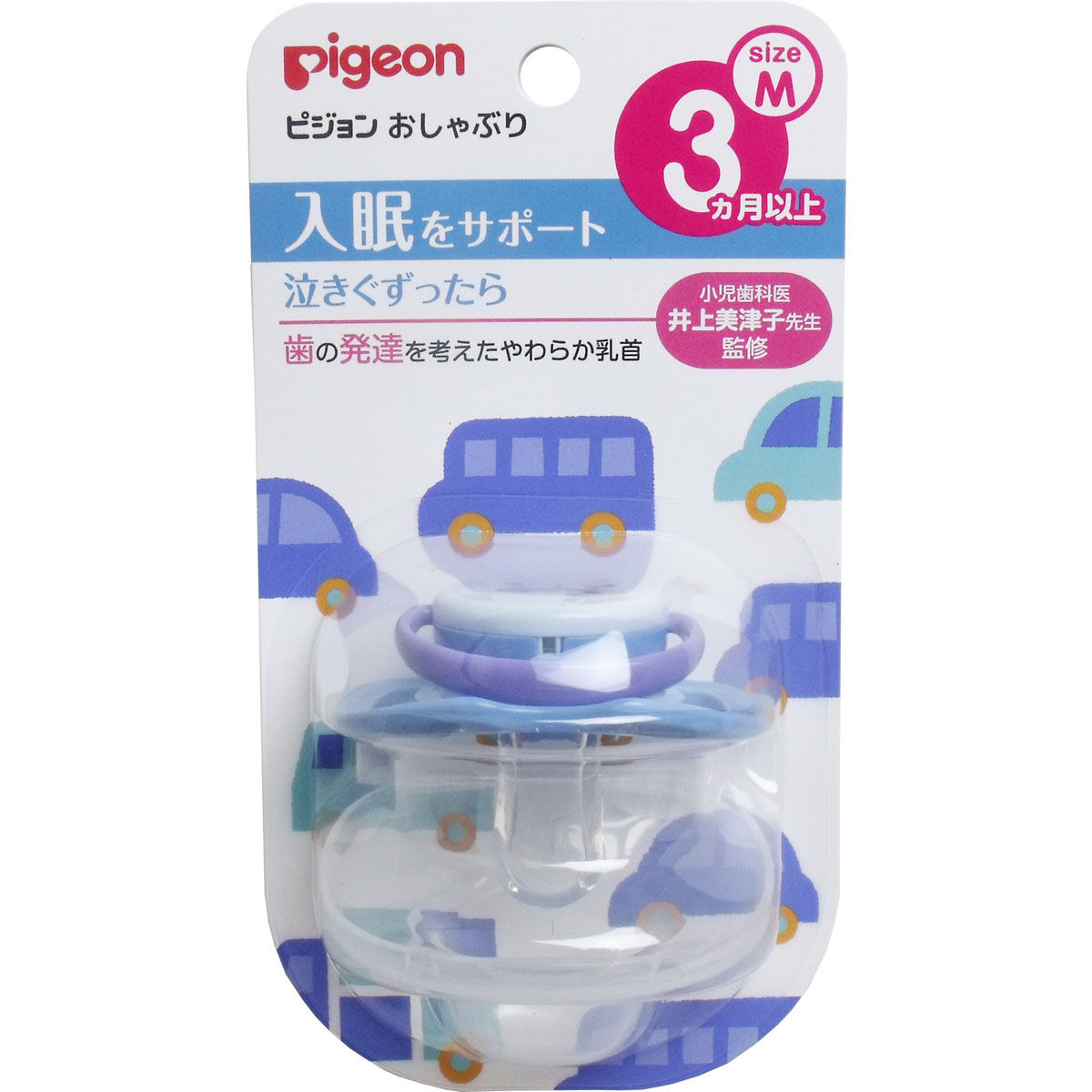PIGEON - 貝親奶咀 L 汽車圖案 (6個月)