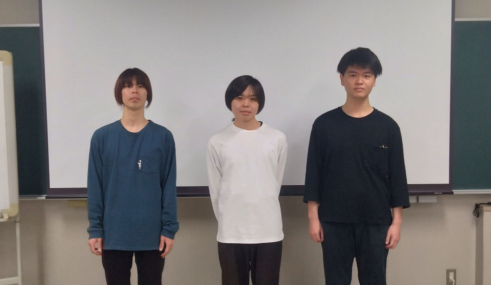 左：石井、中：今井、右：田澤