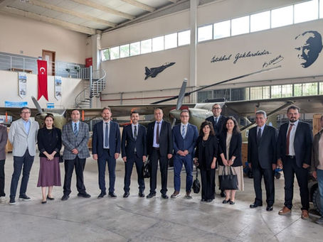 Ege Üniversitesi Havacılık Meslek Yüksekokulu’muza T.C. Savunma Sanayi Başkanlığı Sanayileşme Daire Başkanlığı ve Türk Havacılık ve Uzay Sanayi A.Ş temsilcileri Ziyareti
