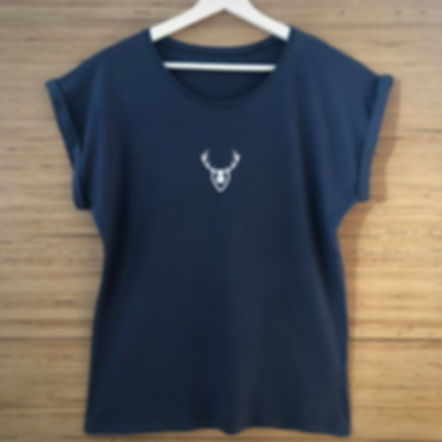 LOOSE FIT TURN UP SLEEVE with ICON