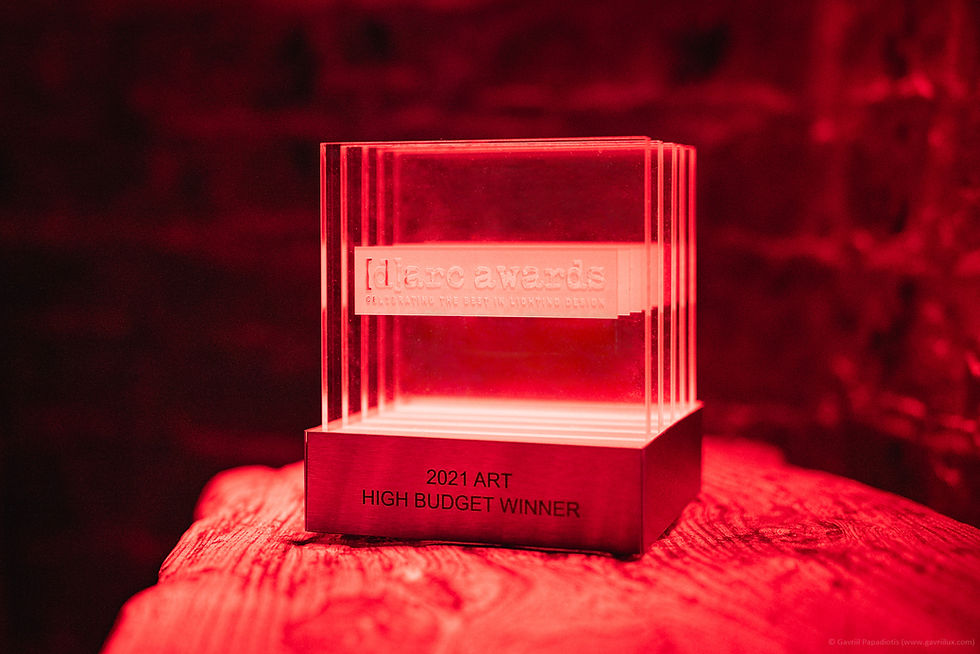 Applelec manufactured [d]arc awards 2021 trophies using eco-friendly LED lighting