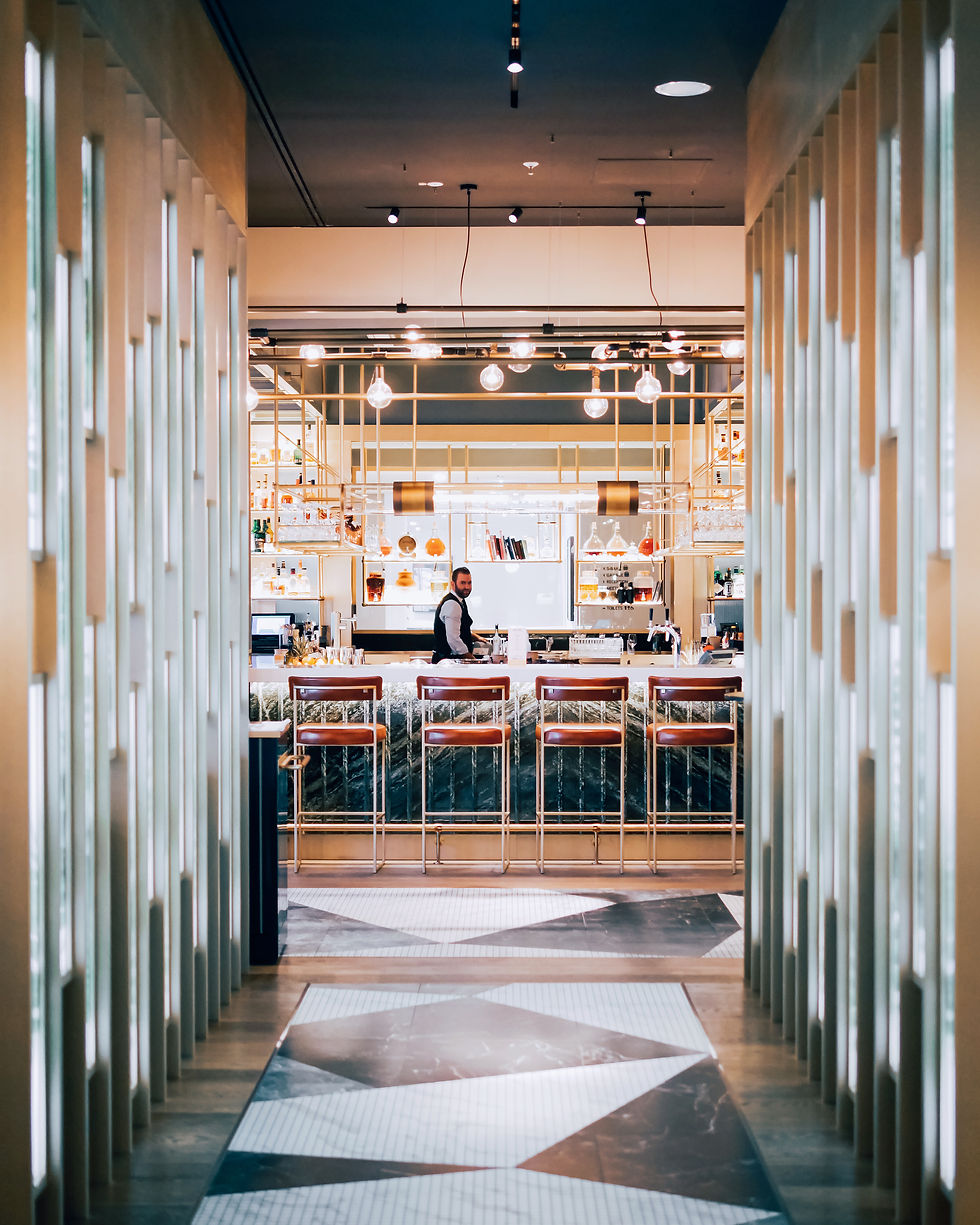 Applelec LED Light Sheet illuminating hotel spaces