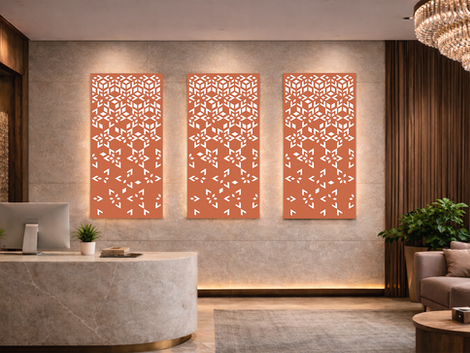Crystal – LumiSorb illuminated acoustic crystalline pattern panel