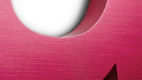 Rose Anodised letters
