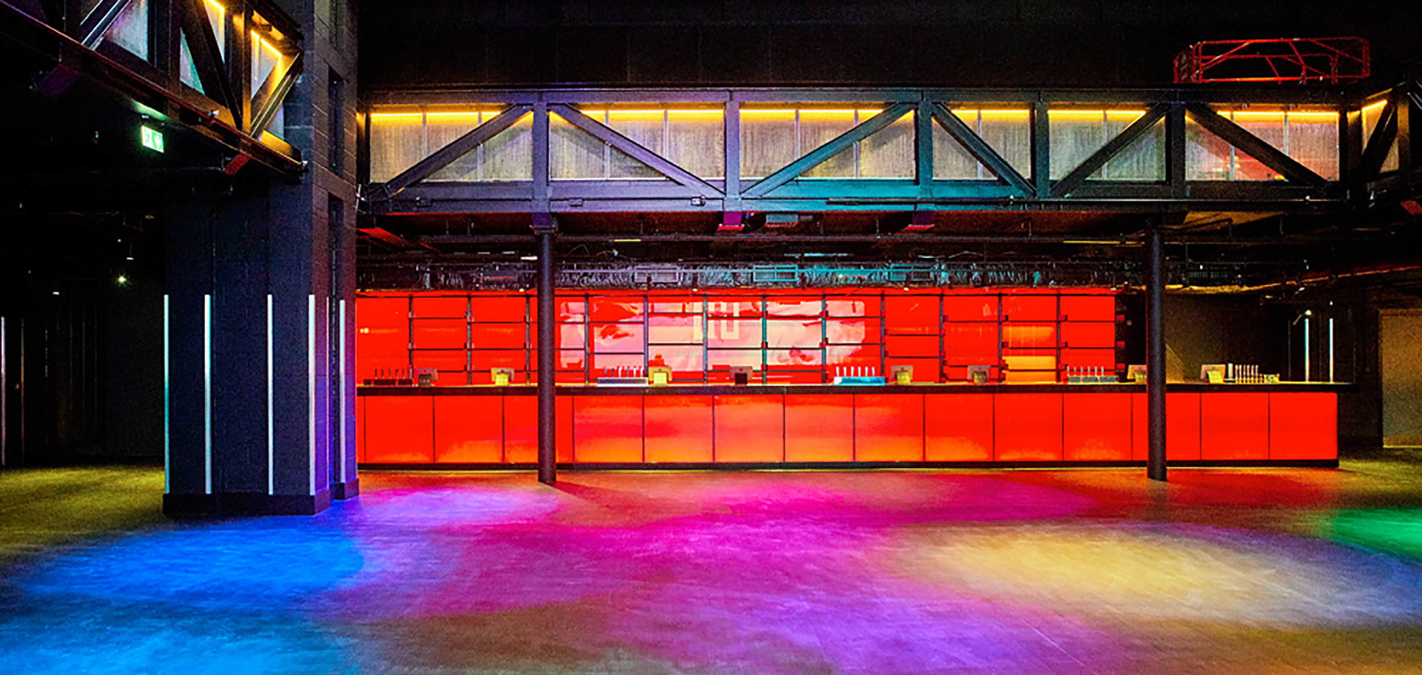 Outernet Rave Here Bar, Outernet London | Applelec Lighting