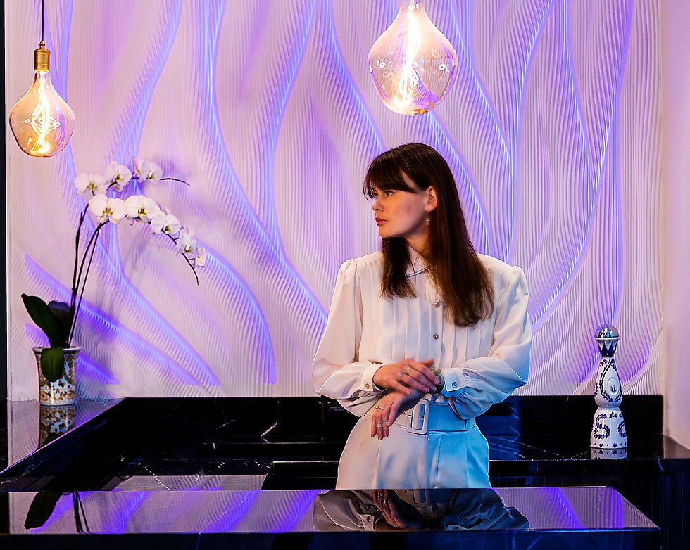 Large scale parametric wall system engineered for architectural interiors