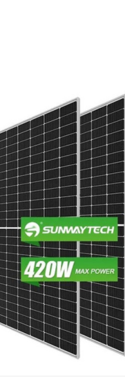Our 420 watt half cut solar panels