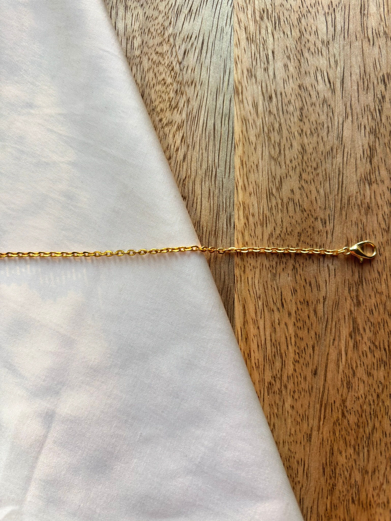 Chaîne pour bracelet initiale