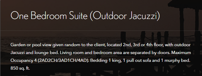 Majestic Elegance Costa Mujeres One Bedroom Suite Outdoor Jacuzzi Description.png