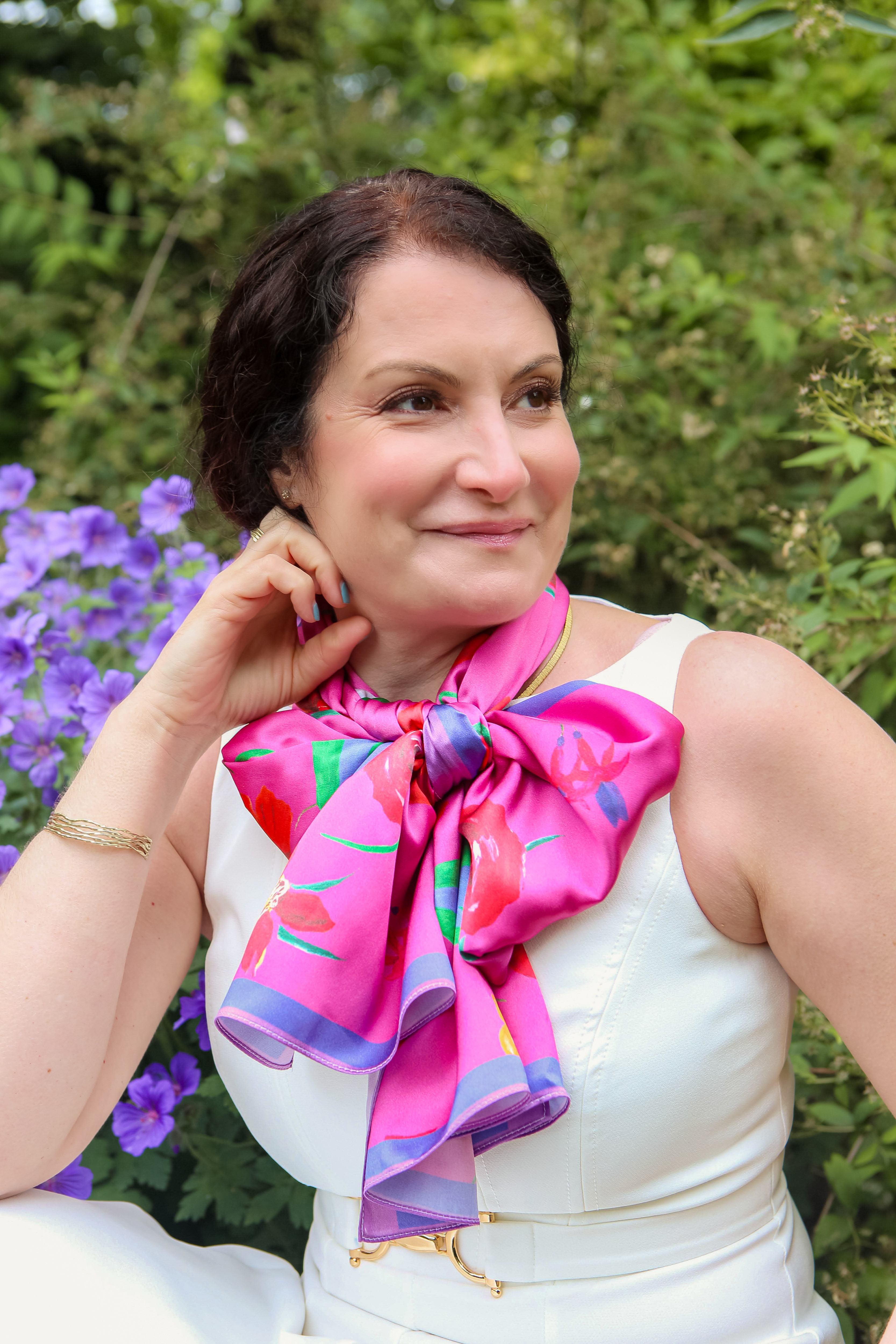 The Alicia Collection 'Silent Killer' 100% Silk Satin Sarong