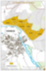 Map of Grands Crus